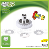 Slot.it GM25O Modular Inline Crown - Offset (25 Teeth)