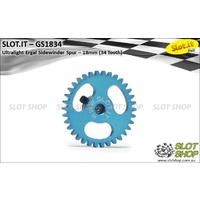 Slot.it GS1834 34 Tooth Sidewinder Spur Gear (18mm)