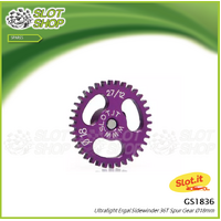Slot.it GS1836 36 Tooth Sidewinder Spur Gear (18mm)