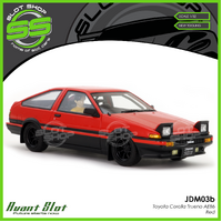 Avant Slot JDM03b Toyota Corolla Trueno AE86 - Red