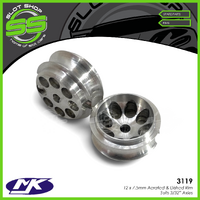 MJK 3119 12 x 7.5mm Aerated & Dished Rim - Suits 3/32" Axle
