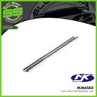 MJK MJK65Ax 65mm x 3mm Solid Steel Axles - Pair