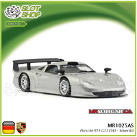 MR Slotcar MR1025AS Porsche 911 GT1 EVO - Silver Kit