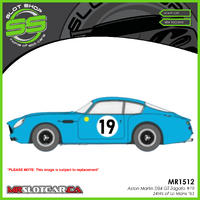 MR Slotcar MR1512 Aston Martin DB4 GT Zagato #19 - 24Hrs of Le Mans '63