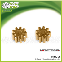 MR Slotcar MR4209 9-Tooth Pinion 5.5mm Gears - Pair