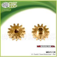 MR Slotcar MR4513R 13-Tooth Pinion 7.5mm Gears - Pair
