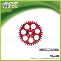 MR Slotcar MR6337 Sidewinder Ergal Spur Gear 37T Ø19mm 