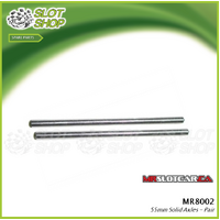 MR Slotcar MR8002 55mm Solid Axles - Pair