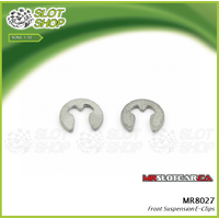 MR Slotcar MR8027 Front Suspension E-Clips 