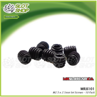 MR Slotcar MR8101 M2.5 x 2.5mm Set Screws - 10 Pack