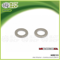 MR Slotcar MR8153 Stainless Steel 0.28mm Axle Spacers