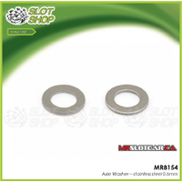 MR Slotcar MR8154 Stainless Steel 0.6mm Axle Spacers
