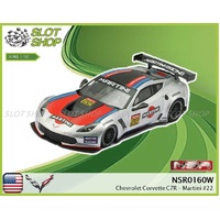 NSR 0160AW Chevrolet Corvette C7R Martini #22