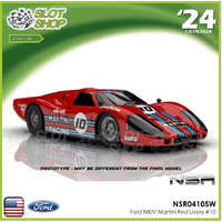 NSR0410SW Ford MKIV Martini Red Livery #10