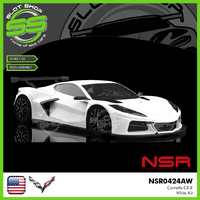NSR0424AW Corvette C8.R Test car - White Kit