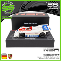 NSR 0503RCWSW Porsche 917/10 #3 – Rothmans Red - Reparto Corsa – Wooden Tracks