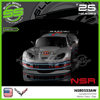 NSR 0533aw Chevrolet Corvette C6.R - Martini Grey #33