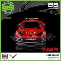 NSR 0534SW Corvette C6.R - Martini Red #34