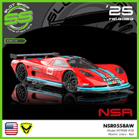 NSR0558AW Mosler MT900R - Martini Red #58