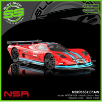 NSR0558RCPAW Mosler MT900R - Martini Red #58 - Plastic Tracks