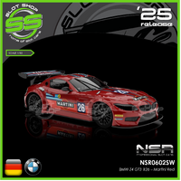 NSR 0602SW BMW Z4 GT3 #26 - Martini Red
