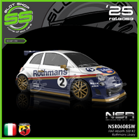 NSR0608SW Fiat Abarth 500 #2 - Rothmans Livery
