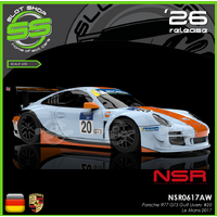 NSR 0617AW Porsche 977 GT3 Gulf Livery #20 Le Mans 2017