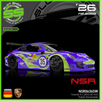 NSR 0636SW Porsche 911 (997) GT3R #35 - Purple Psychedelia