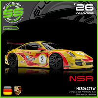 NSR 0637SW Porsche 911 (997) GT3R #2 - Yellow Psychedelia