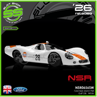NSR0656SW Ford Alan Mann P68 #28 - Gulf Oils - White