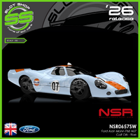 NSR0657SW Ford Alan Mann P68 #07 - Gulf Oils - Blue