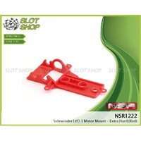 NSR 1222 Sidewinder Evo 3 Motor Mount - extra hard (Red)