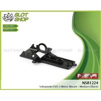 NSR 1224 Sidewinder Evo 3 Motor Mount - medium (Black)