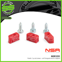 NSR 1231 Plastic Cup & Screws – suit Triangular Motor Support