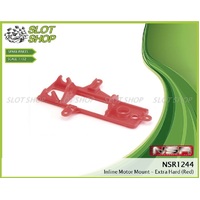 NSR 1244 Inline Motor Mount - extra hard (Red)