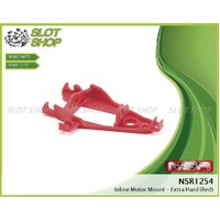 NSR 1254 Inline Motor Mount Extra Hard (Red)