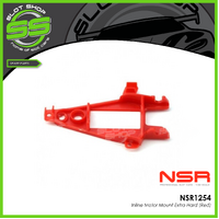 NSR 1254 Inline Motor Mount Extra Hard (Red)