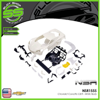NSR 1555 Corvette C8.R White Body Kit