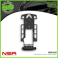 NSR 1633 3D-Printed NSR Hypercar Chassis - Medium - Black