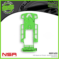NSR 1635 3D-Printed NSR Hypercar Chassis - Extra-Hard - Green
