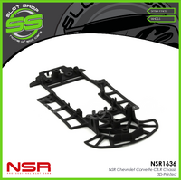 NSR 1636 3D-Printed Corvette C8.R Chassis