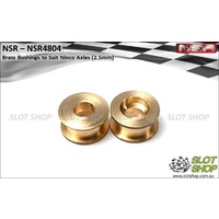 NSR 4804 Brass Bushings for Ninco Axles (2.5mm)