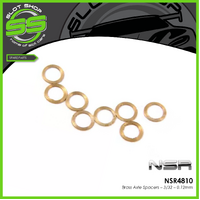NSR 4810 Brass Axle Spacers – 3/32 – 0.12mm