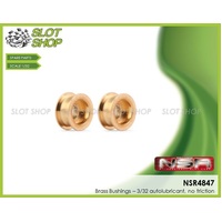 NSR 4847 Brass Bushings – 3/32 autolubricant, no friction