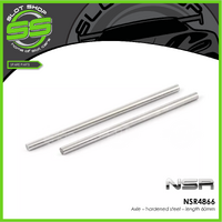 NSR 4866 Axle – hardened steel – length 60mm