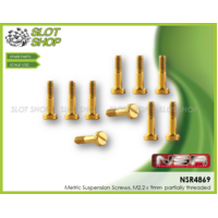 NSR 4869 Metric Suspension Screws, M2.2 x 9mm 