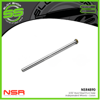 NSR 4890 3/32' Hard Steel Front Axle - Independent Wheels - 55mm