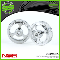 NSR 5003ERG 3/32" 17.3mm x 8mm ERGAL Wheels - NSR Axle