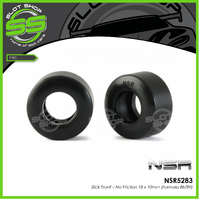 NSR 5283 Slick Front – No Friction 18 x 10mm (Formula 86/89)