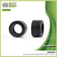 NSR5301 Slick Extreme Racing Rear 20 x 12 Tyres 16 Ø rims